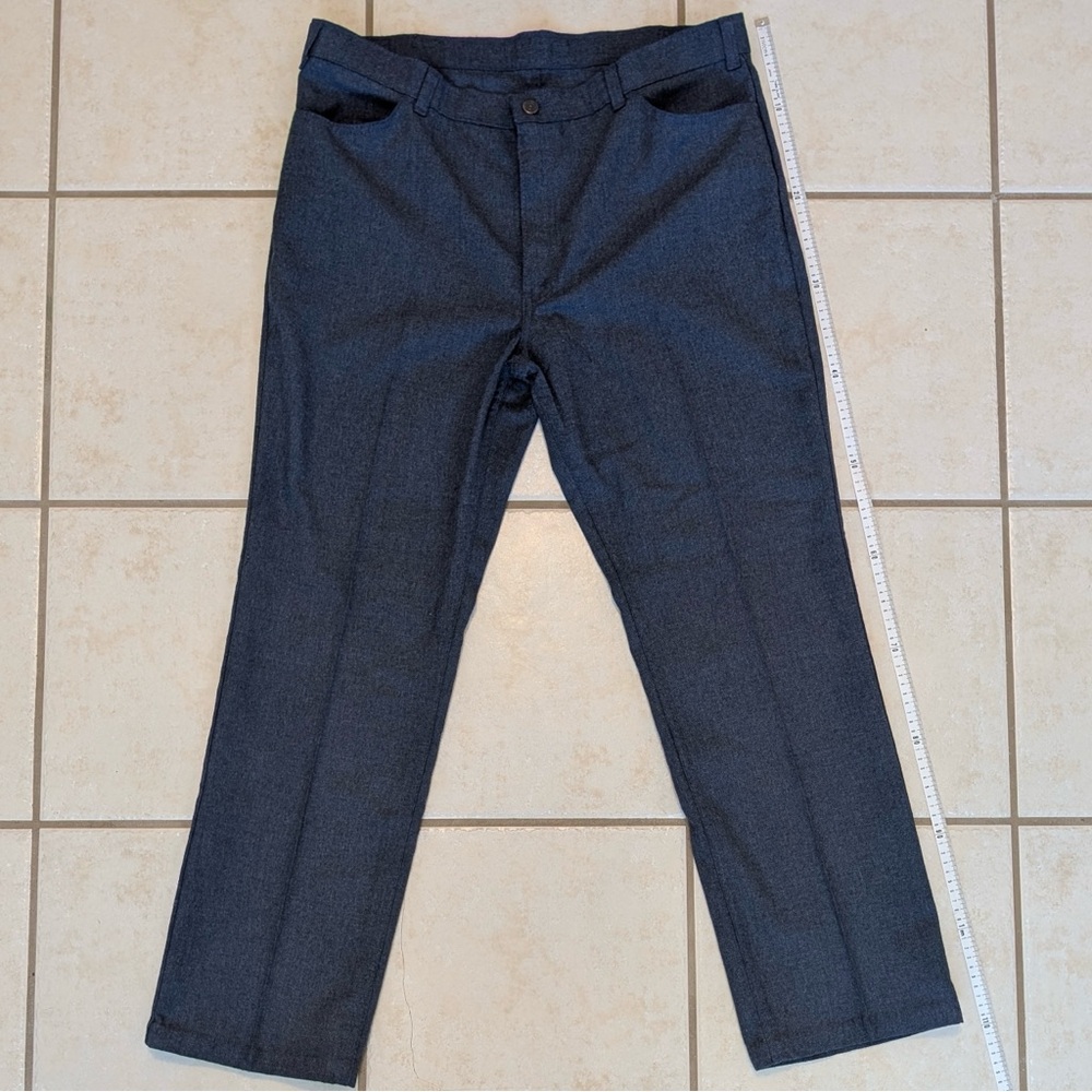 Vintage Great Western Garment Company Blue Grey Women’s Slacks Pants - Picture 11 of 13